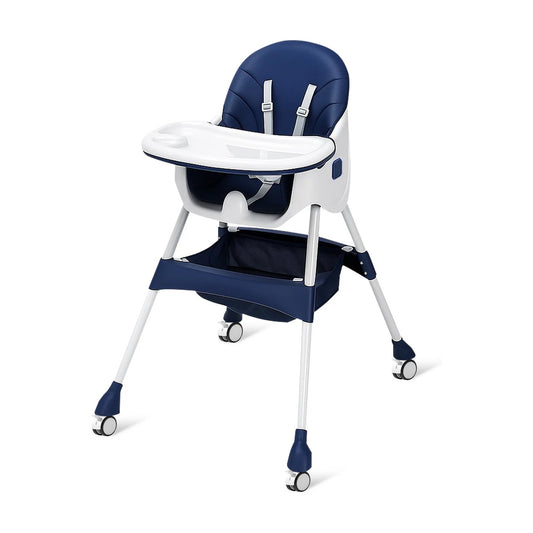 Velox Goods VL-508 Baby High Chair – 4-in-1 Foldable Chair with Adjustable Backrest – 6 Months to 6 Years