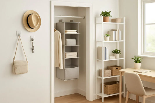 No-Drill Storage Solutions: Organize Your Home Without Damaging Walls