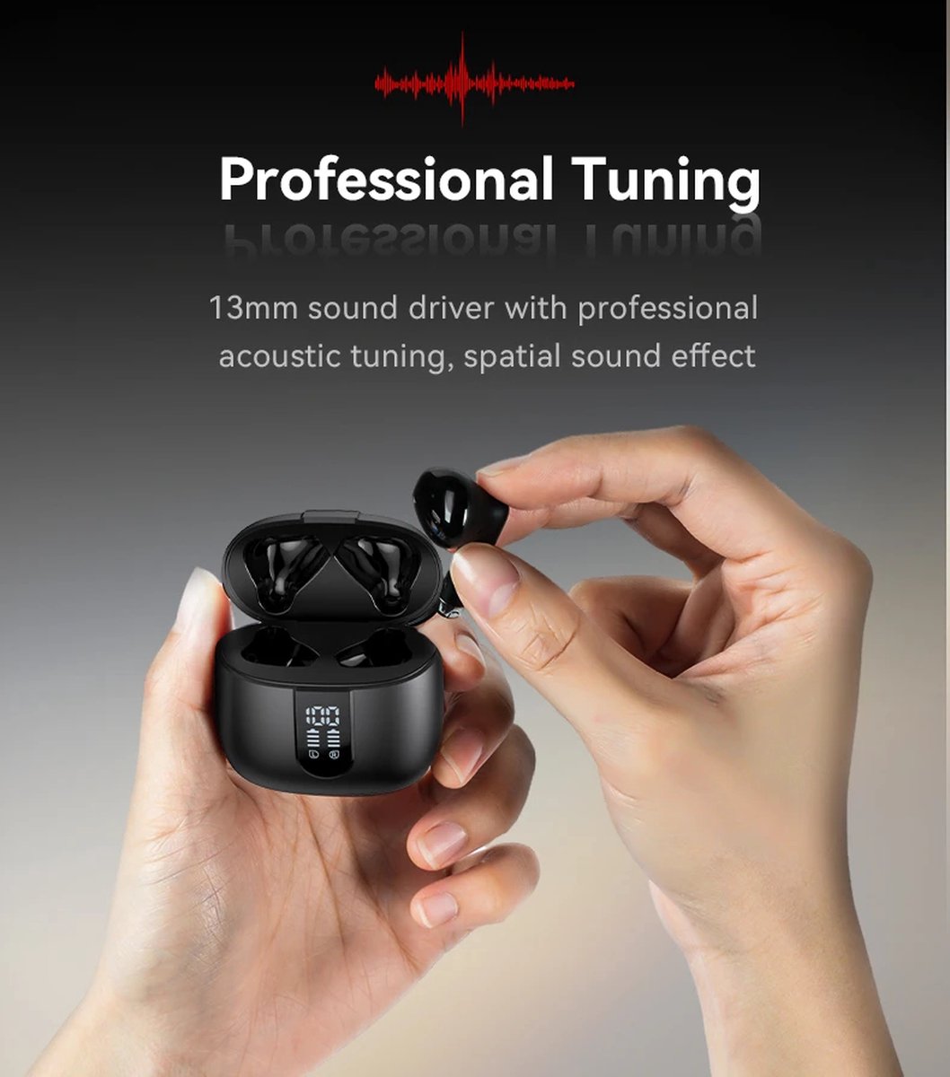 Wireless earbuds - Bluetooth earbuds - Earpods - Wireless earbuds - Suitable for every smartphone and laptop