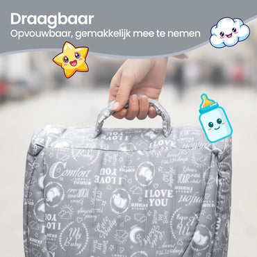 Velox Goods VL-516 Baby Travel Bed – Safe & Comfortable Mobile Travel Bed – Foldable Bed for Newborns & Babies