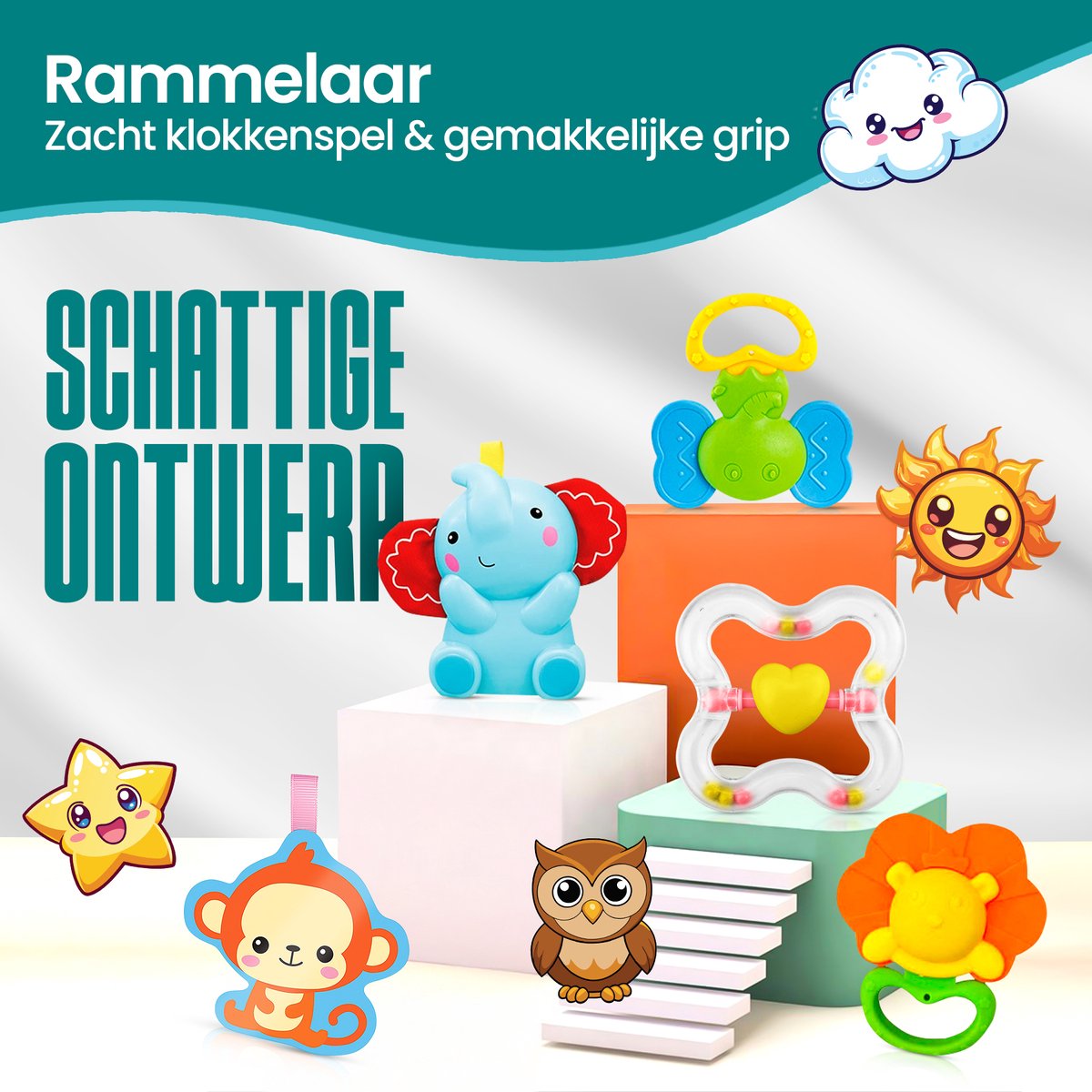 Velox Goods VL-506 Baby Gym – Interactive Play Mat for Babies – Educational and Safe Design – Suitable for Babies from 3 Months – Includes Hanging Toys, Balls and Net Fabric Sidewalls – Blue Brand: Velox Goods