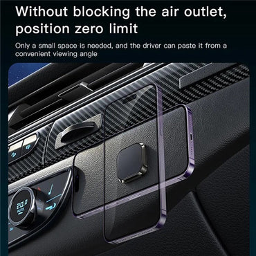 Velox Goods VL-503 Magnetic Phone Holder Car – Duo Pack – 2 Strong Magnets – For Dashboard, Windshield & Desk – Universal Smartphone Holder