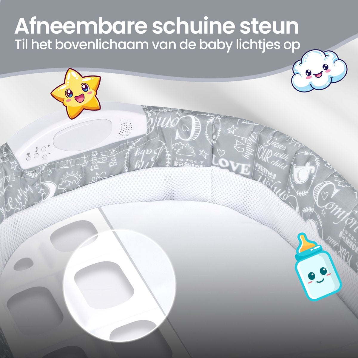 Velox Goods VL-516 Baby Travel Bed – Safe & Comfortable Mobile Travel Bed – Foldable Bed for Newborns & Babies