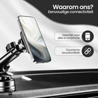 Magnetische Telefoonhouder Auto met Zuignap - Uitschuifbare Arm – foto 8