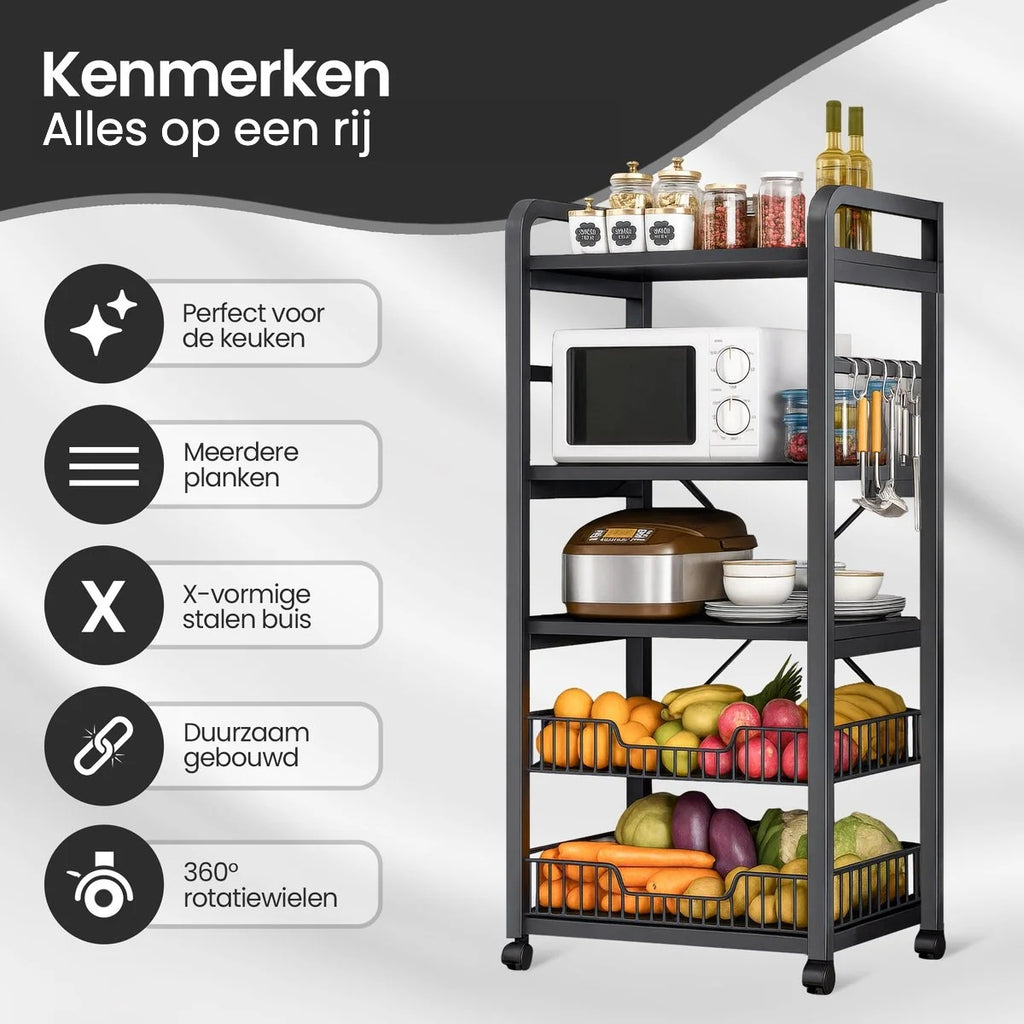 Keukentrolley 4 Lagen – foto 10