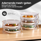Velox Goods stapelbare voedselkappen set van 3 - foto 4