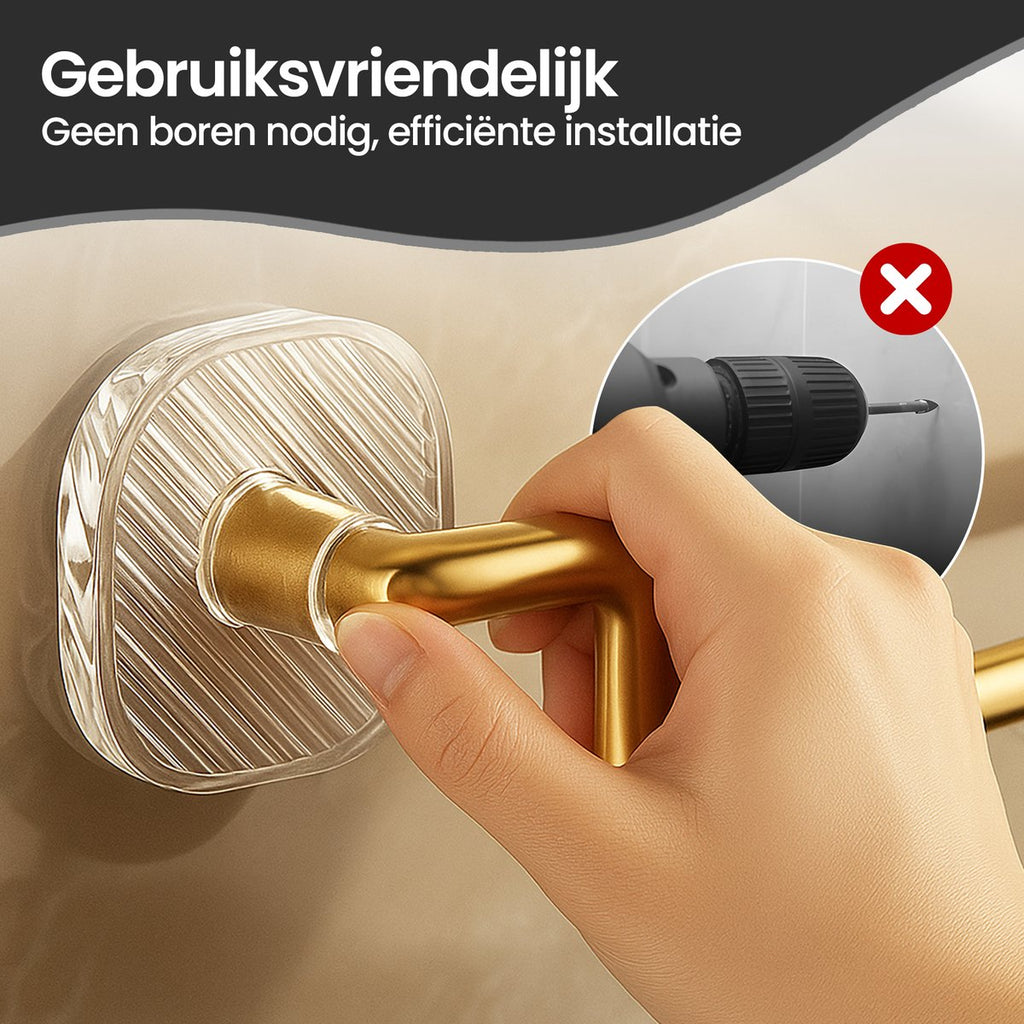 Handdoekrek Zonder Boren – foto 6