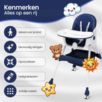 Kinderstoel 4-in-1 Meegroeistoel – foto 4