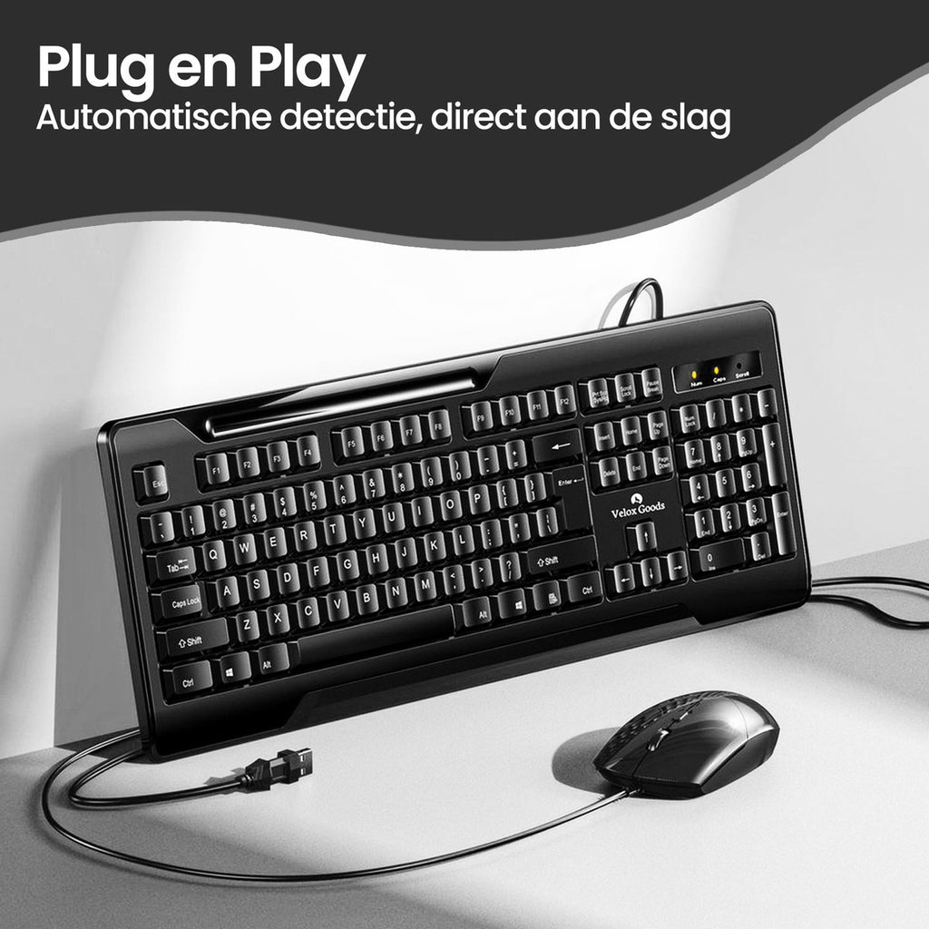 Toetsenbord en Muis Set Bedraad - QWERTY US – foto 9