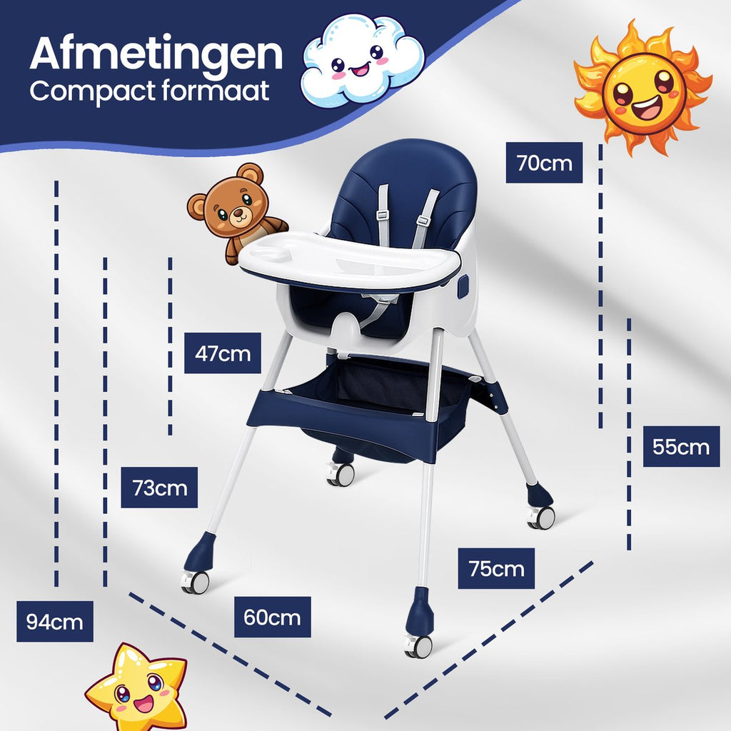Kinderstoel 4-in-1 Meegroeistoel – foto 9