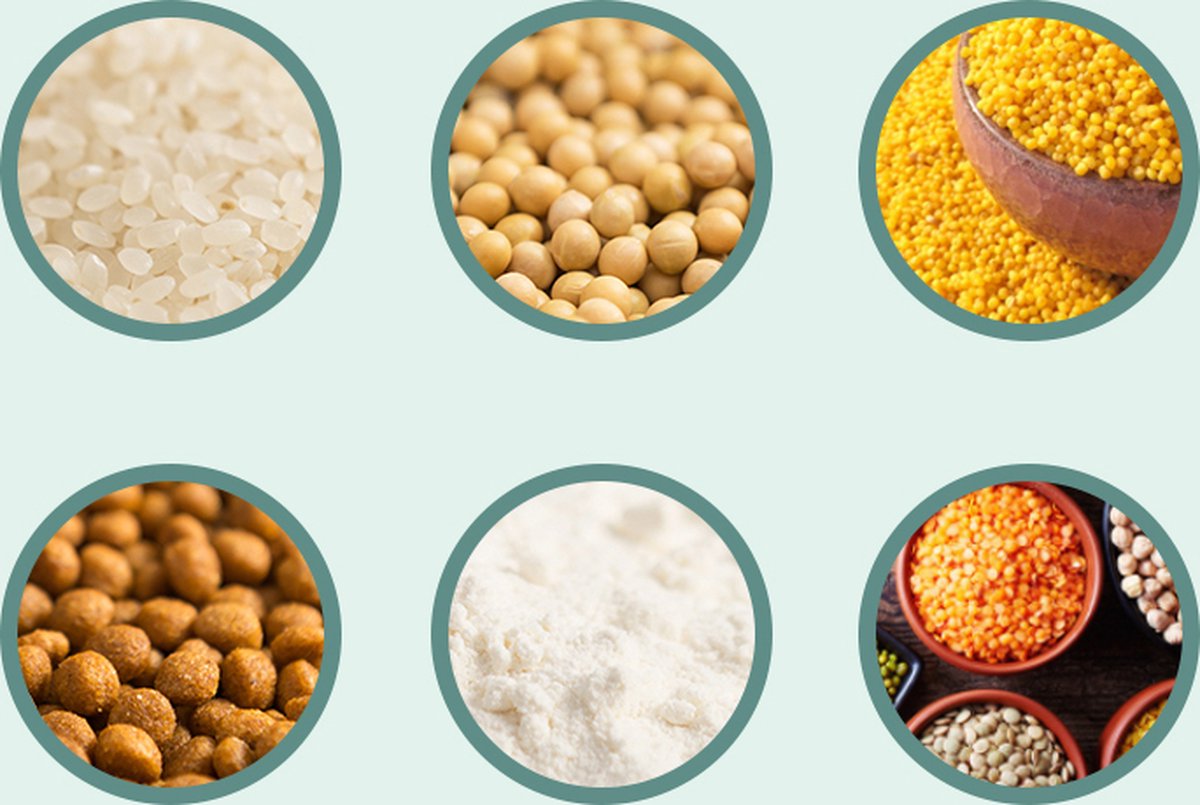 Velox Goods VL‑531 Rice Dispenser – Stock Container with Lid – 10 kg Storage – Grain & Food Container – Storage Bin for Rice, Lentils, Mung Beans & More – Transparent – Kitchen Organizer