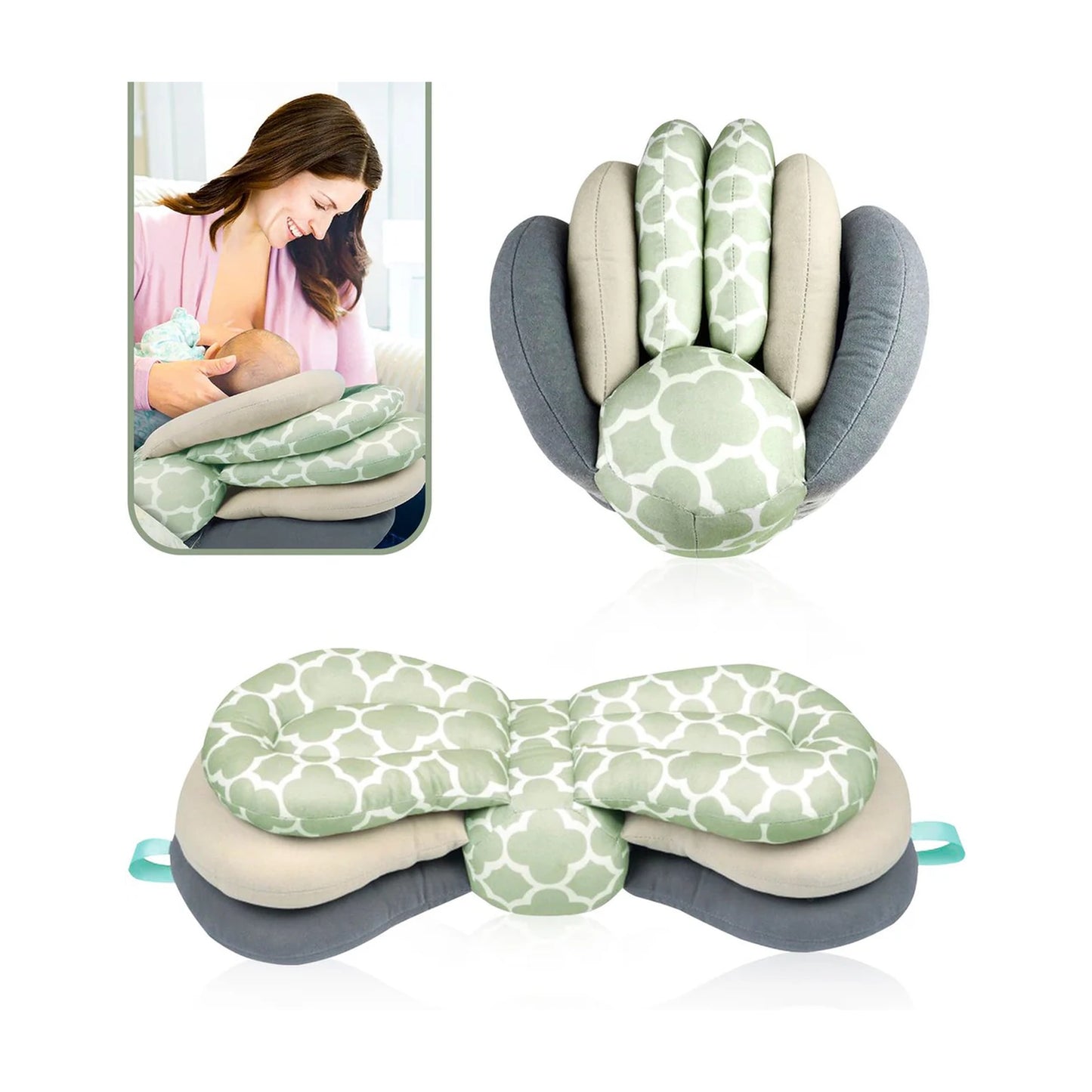 Velox Goods VL-507 Nursing Pillow – Adjustable Ergonomic Support – Washable Cover