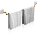 Handdoekrek zonder boren 60 cm goud - Velox Goods
